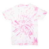 HANES Womens Tie Dye T-Shirt Pink M