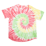 BLACK JACK Mens Tie Dye T-Shirt Green L