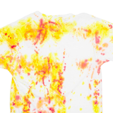 HANES Mens Tie Dye T-Shirt Yellow L