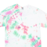 GILDAN Womens Tie Dye T-Shirt White M