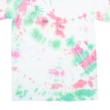 GILDAN Womens Tie Dye T-Shirt White M