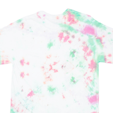 GILDAN Womens Tie Dye T-Shirt White M