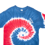 COLORTONE River City Bank Mens Tie Dye T-Shirt Red L