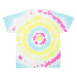 JERZEES Mens Tie Dye T-Shirt Yellow L
