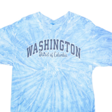 COLORTONE Washington District Of Columbia Mens Tie Dye T-Shirt Blue USA M