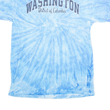 COLORTONE Washington District Of Columbia Mens Tie Dye T-Shirt Blue USA M