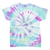 GILDAN Mens Tie Dye T-Shirt Blue M