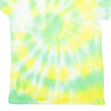 AMERICAN EAGLE Womens Tie Dye T-Shirt Green M