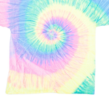 GILDAN Santa Rosa Beach Mens Tie Dye T-Shirt Yellow USA XL