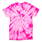 GILDAN Women Hunt Too Womens Tie Dye T-Shirt Pink S