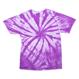 PORT & COMPANY Camp Crosley YMCA Mens Tie Dye T-Shirt Purple USA M