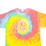 YAZBEK Massey's Landing Mens Tie Dye T-Shirt Yellow L