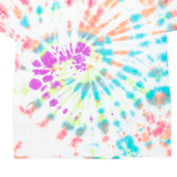 HANES Mens Tie Dye T-Shirt White L
