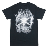 GILDAN Serious Black Mens Band T-Shirt Black S