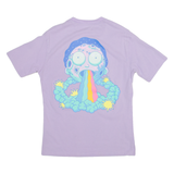 PULL AND BEAR Rick And Morty Womens T-Shirt Purple XS