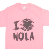GILDAN Nola Womens T-Shirt Pink S