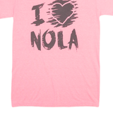 GILDAN Nola Womens T-Shirt Pink S