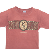 YACHT CLUB Lizard Mens T-Shirt Pink S