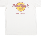 HARD ROCK CAFE Barcelona Mens T-Shirt White M