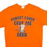 Mens T-Shirt Orange M