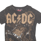 AC/DC Mens Band T-Shirt Brown S