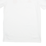 ADIDAS Real Madrid Mens Football Shirt Jersey White Button Neck S