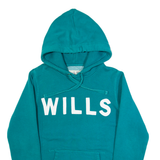 JACK WILLS Womens Blue Hoodie UK 10