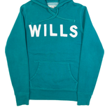 JACK WILLS Womens Blue Hoodie UK 10