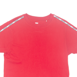 LEVI'S Cropped Womens T-Shirt Red XS