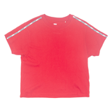 LEVI'S Cropped Womens T-Shirt Red XS