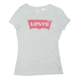 LEVI'S Womens T-Shirt Grey XS