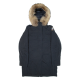 PARAJUMPERS Insulated Womens Parka Jacket Blue Hooded L