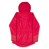 HELLY HANSEN Insulated Workwear Womens Rain Jacket Red Hooded S