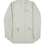 COLUMBIA Insulated Womens Parka Jacket Beige Hooded M