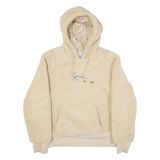 KARL KANI Pullover Womens Fleece Jacket Beige Hooded S