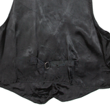 Mens Blazer Waistcoat Green Paisley M