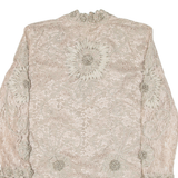 Womens Jacket Beige Lace M