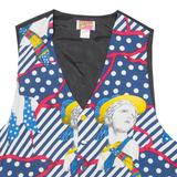 BEST COLLECTION Mens Blazer Waistcoat Blue M