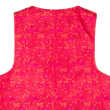 Mens Blazer Waistcoat Red Floral M