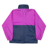 FUTURA Mens Shell Jacket Blue Hooded Colourblock M