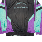 ATLANTIS SPORTSWEAR Mens Shell Jacket Black Nylon Colourblock XL