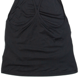 REEBOK Womens Sports Vest Black Sleeveless XS