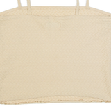 HOLLISTER Womens Cropped Vest Beige Sleeveless M