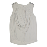 DKNY Womens Printed Vest Grey Sleeveless L