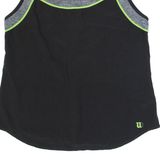 WILSON Womens Sports Vest Black Sleeveless M
