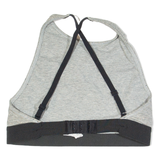 CALVIN KLEIN Womens Sports Vest Silver Sleeveless S