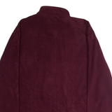 CHAPS RALPH LAUREN Mens Fleece Maroon 1/4 Zip XL