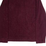 CHAPS RALPH LAUREN Mens Fleece Maroon 1/4 Zip XL