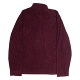 CHAPS RALPH LAUREN Mens Fleece Maroon 1/4 Zip XL