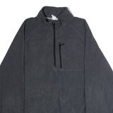 STARTER Mens Fleece Grey Colourblock 1/4 Zip M
